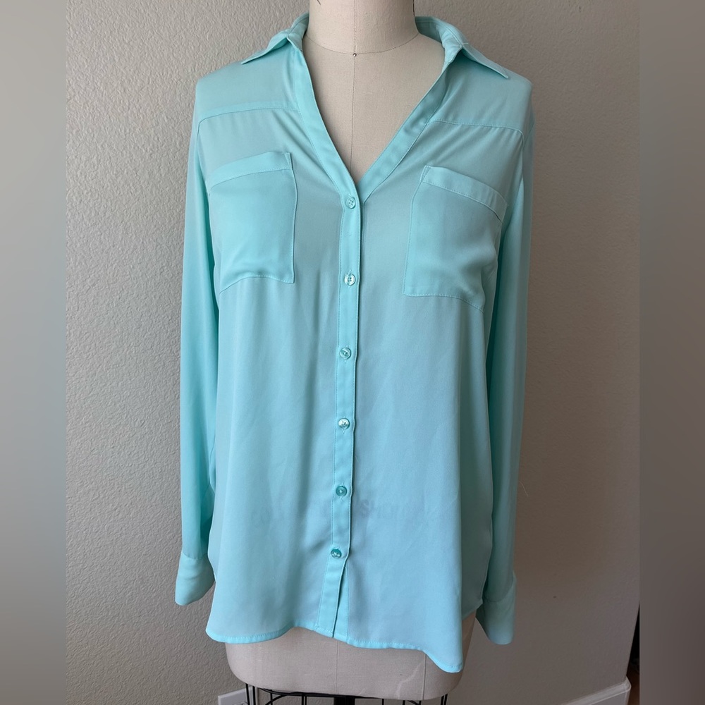 Express button down blouse